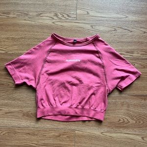 Pink Alphalete Crop Top